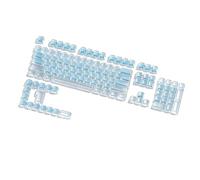 Carbon Texture Clear 119 Tasti Keycap PC Grande Capacità di trasmissione della Luce Accessori Tastiera Meccanica Tastiera Impermeabile Keycaps