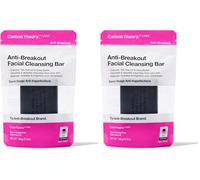 Carbon Theory Bar Detergente Viso al Carbone Attivo e Olio di Melaleuca - Purificante e Idratante con Burro di Karité - Sapone Viso Pelle Grassa, Mista e Acneica - Rimuove Impurità e Sebo, 100 gr