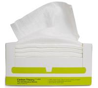 Carbon Theory Supa-Sheets XL - Asciugamani per la pulizia del viso, biodegradabili, monouso, 100% cotone, ultra morbidi, salviette struccanti