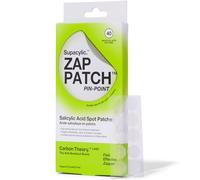 Carbon Theory Supacylic Pin Point Zap Patch - 40 x cerotti invisibili per brufoli - per rimuovere punti bianchi e macchie - Trattamento vegano per macchie