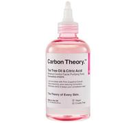 Carbon Theory Tea Tree Oil & Citric Acid lozione tonica di pulizia profonda per pelli problematiche, acne 250 ml