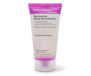 Carbon Theory VaPOREize Face Cleansing Gel 150ml | Cleansing Gel for Blemish Prone Skin that Cleanses, Helps Minimise Pores and Clear Blackheads with Citric Acid.