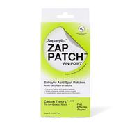 Carbon Theory Supacylic Pin Point Zap Patch - 40 x cerotti invisibili per brufoli acido salicilico - Trattamento macchie acne - rimozione punti bianchi e macchie - Trattamento vegano per acne