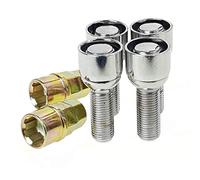 Carbonado SW19/21 - Set di lucchetti per Cerchioni, 30 mm, sferici, antifurto, M14 x 1,5 con 2 adattatori