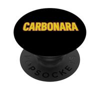 Carbonara | Ironia Tipografica Urbana PopSockets PopGrip Adesivo