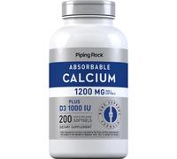 CARBONATO DI CALCIO 1200mg + Vitamina D3 1000iu 200caps SUPER PREZZO...