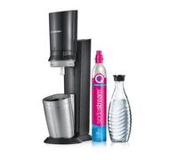 Gasatore Sodastream Crystal black con bottiglia in vetro