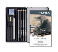 Carboncini in matita e stick di qualitA' Rembrandt Charcoal Set - Lyra - astuccio metallo