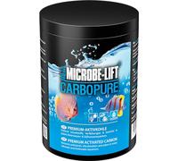 Carbone attivo acquario 486 g - MICROBE-LIFT Carbopure 1000 ml - elimina torbidità, medicinali e sostanze organiche - pellets a vapore ultra puri - per dolce e marino - potente e sicuro - ARKA