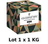 Carbone Cocco Naturale 1kg Cubi - Shisha/Barbecue - Lunga Durata
