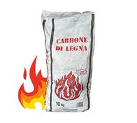 Carbone di Legna Vegetale Carbonella Argentina per Grigliata Barbecue Sacco 10kg