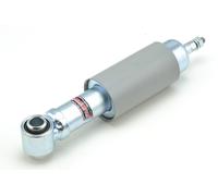 Carbone front shock absorber galvanized body, gray dust cover for Vespa 50 1st