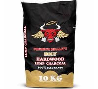 TORO - Carbone PALO SANTO HOLY per Barbecue, Composto da Legname del Paraguay, Ideale per Cotture Classiche alla Grigla, l'Aroma Conferisce Sapori Straordinari e Unici, Pezzatura Grande, 10 kg