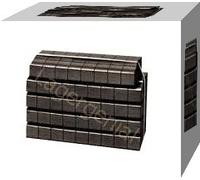 Carbone per camino, mattonelle, carbone, sacchetto da 25 kg