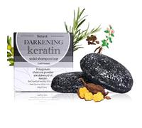 Carbone Shampoo Solido, Naturale Shampoo Bar Sapone, Anti-Perdita di Capelli, Shampoo Bar per la Crescita dei Capelli, Bio Shampo Solido per Capelli Grassi Secchi Danneggiati Antiforfora (Carbone)