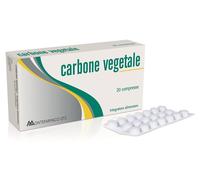 Montefarmaco Carbone Vegetale Integratore per Gonfiore Addominale 20 Compresse