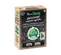 Carbone Vegetale BIOCHAR FLORTIS - Ideale per TERRARIUM