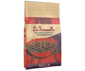 Carbone vegetale per grill kg 5 in sacco carbonella per barbecue picnic griglia