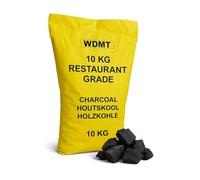 Carbone Vegetale Premium Qualità Ristorante 10 kg - 100% Naturale per BBQ, Kamado, Smoker e Griglia - Lunga Durata & Alte Temperature