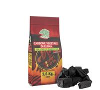 VIRSUS Sacco di Carbone di Legna da 2,2 kg Netti, Puro Carbone Vegetale per Barbecue, Carbone di Legna 100%, Combustibile Ecologico, Naturale, Grill, Grigliata o Barbecue da Tavolo (1)