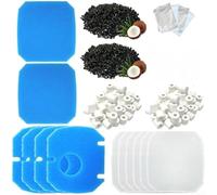 carboni Attivi Guscio di per Filtro per jbl per combibloc II | Compatibile e402 e702 e902, ricambio perfetto, mantiene acqua cristallina, per facile da inserire