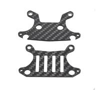 Carbonio Anteriore Ammortizzatori Posteriori Torre Materiale Speciale Per Tamiya Per GF02 Squash Van 1/10 4WD Off-Road Car Parti Di Aggiornamento RC Upgrade Parts
