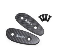 Carbonio Firber Moto Specchietto Retrovisore Blocco Spento Piastra Base Per 2021