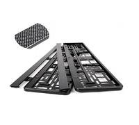 Carbonio Look Portatarga, Portatarga - Campione di Ue 520x110mm,2 Pezzo