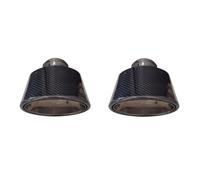Carbonio per Audi A3 A4 A5 A6 A7 A8 Tt Tubo Finale Terminale Scarico Ovale 63mm