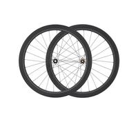 Carbonio Ruote Anteriori E Posteriori Per Bici Da Strada 700C BOOST Asse Passante 15x110mm /12x148mm Bloccaggio Centrale Freno A Disco Mozzi 24H Per 8-12 Velocità(60T,50mm)