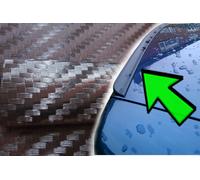 Carbonio Tipo Autospoiler Labbro Posteriore Adatto A per Mitsubishi Galant (
