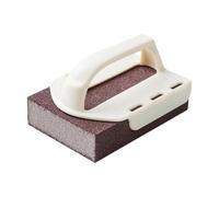 Carborundum Sponge - Rust Remover Pads with Handle, Emery Sponge Cleaning Tool for Heavy Duty Scrubbing, Abrasive Cleaning Pad for Stain and Rust Removal | Multi Purpose Pad for Home Kitchen Stove Gr