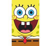 Carbotex Asciugamano da bagno Bob la spugna Nickelodeon, 30 x 50 cm