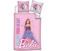 Carbotex Copripiumino Barbie 100x135 Centimetri Con Federa 40x60 Centimetri