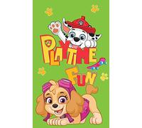 Carbotex Paw Patrol, asciugamano per bambini, 30 x 50 cm, diversi motivi (verde PAW211007-R)