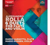 Alessandro Rolla Alessandro Rolla: 6 Duets for Flute and Violin (CD) Album