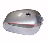 Carburante Benzina Gas Serbatoio Argento Dipinta Cromo Placcato 1950 BSA D'Oro