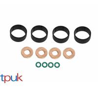 Carburante Guarnizione Iniettore+Rondella+o-Ring Set Per Citroen Peugeot 1.4