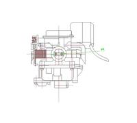 Carburatore 50 Ccm Cina Scooter 4 Tempi, per Baotian Jinlun, Rex Rs 450,