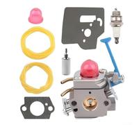 Carburatore 545081848 compatibile con ZAMA C1Q-W40A per decespugliatori 128LD 128CD 125L, kit di ricambio sintonizzato in fabbrica con guarnizioni e linee del carburante, costruzione in metallo per la