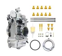 Carburatore Carb PER XLH900 PER XLH883DLX PER XLH883DLX PER XL1200S PER Mikuni HSR42 HSR45 HSR48 Easy Kit Evo Twin Cam TM42 TM45-2K TM48 Carburatore Scorrimento Moto(HSR45 with Jet)