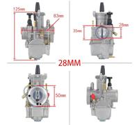 Carburatore Carburatore Per Moto Con Getto Libero Per Keihin Per KOSO Per PWK 24 26 28 30 32 34MM 2T 4T ATV Quad Go Kart Dirt Bike Scooter 50-250cc Gruppo Carburatore(Water injection-28MM)
