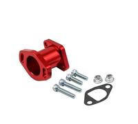 Carburatore Collettore Aspirazione CNC Adattatore Per Carburatore Connettore Motore Per VM22 PZ19 PZ26 Tubo Aspirazione Guarnizione Collettore Aspirazione Vite Carburatore Kit(Rosso)