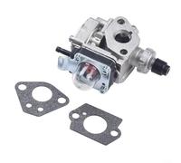 Carburatore con Guarnizione Benzina/Gas con Kit di Riparazione Multi Tool Decespugliatore Parti per Kawasaki TH43 TH48