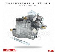 CARBURATORE DELL'ORTO SI 26.26 E CON MISCELATORE PER VESPA CODICE 00617