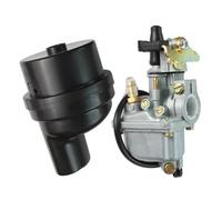 Carburatore di Ricambio Compatibile con Suzuki per LT50 per JR50 per LT-A50 1984 1985 1986 1987 Moto Carburatore Quadrunner con Collettore di Aspirazione/Filtro Aria Carb