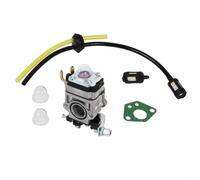 Carburatore di ricambio per vari modelli per decespugliatori e motoseghe da 43 cc, 49 cc, 52 cc, dimensioni 15 mm con tutte le parti necessarie