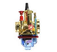 Carburatore for moto PWK 28 mm, 30 mm, 32 mm e 34 mm, compatibile con motori Keihin da cross, ATV e racing, 2 tempi e 4 tempi, 125-250 cc, colore dorato.(34MM)