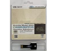 Carburatore Ford Autolite Modello 4300 - Funzionamento, Regolazione e Revisione (USB)