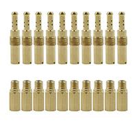 Carburatore Jet Principale Ugello carburatore - 20Pcs set di accessori per moto carburatore, ugelli principali, pilota, in metallo, durevole, la cura della ruota dell'auto OKO CVK Keihin